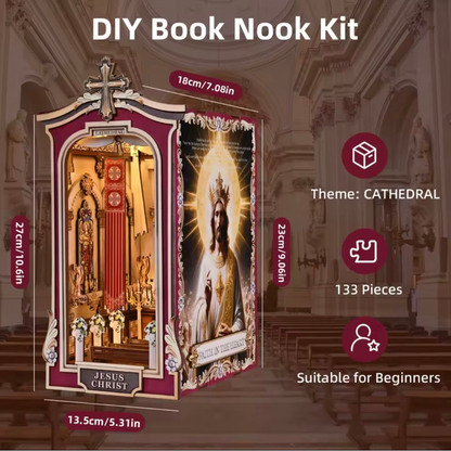 Cathedral Book Nook – Diy Decoration Kit